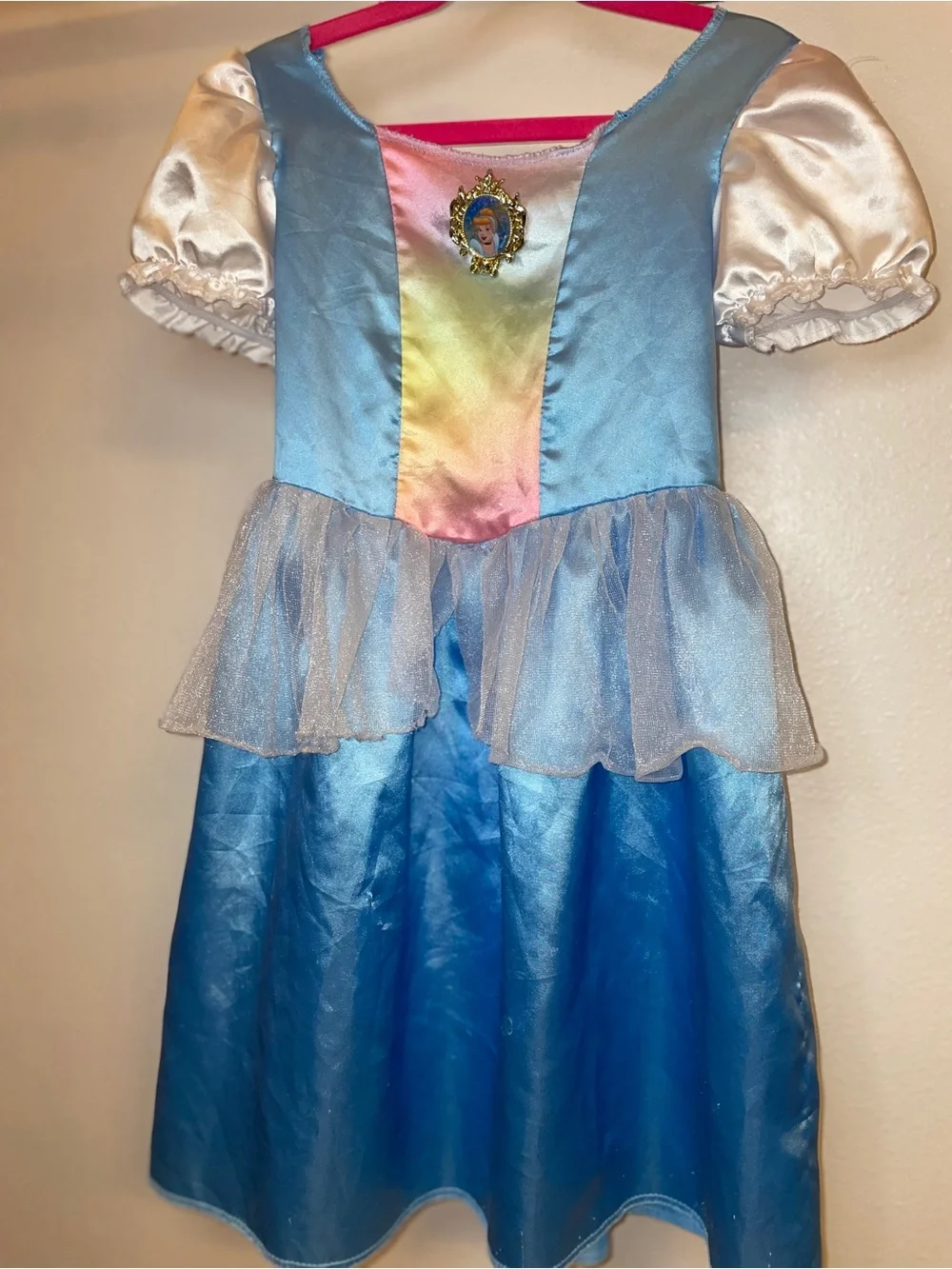 Disney Princess Cinderella Costume Dress Sz 4-6x
